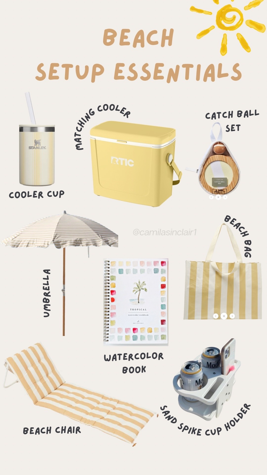 Beach setup essentials ! 💛🌊

#LTKSwim #LTKTravel