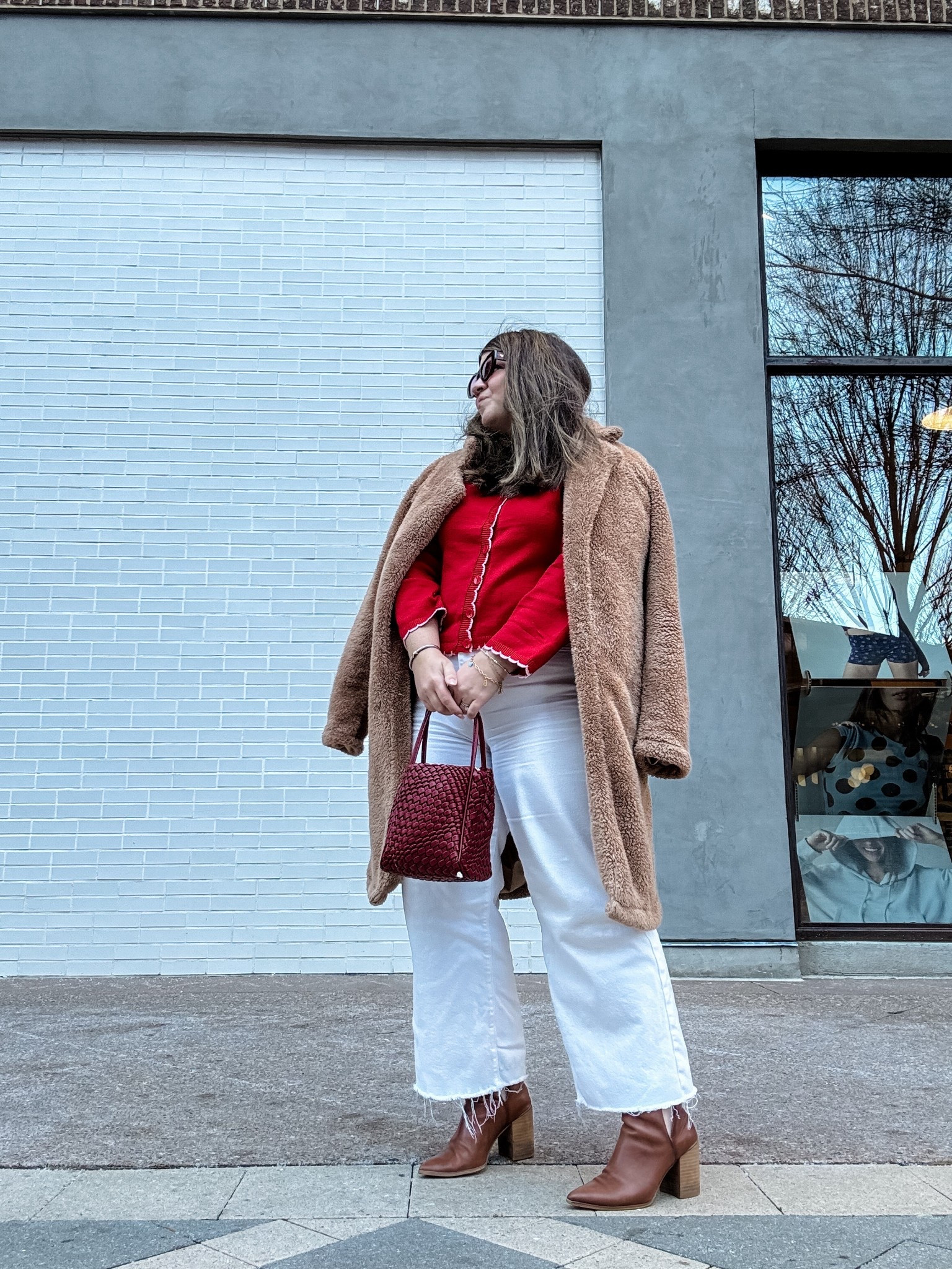 Red & pink scalloped cardigan

#LTKootd #LTKValentine #LTKPetite