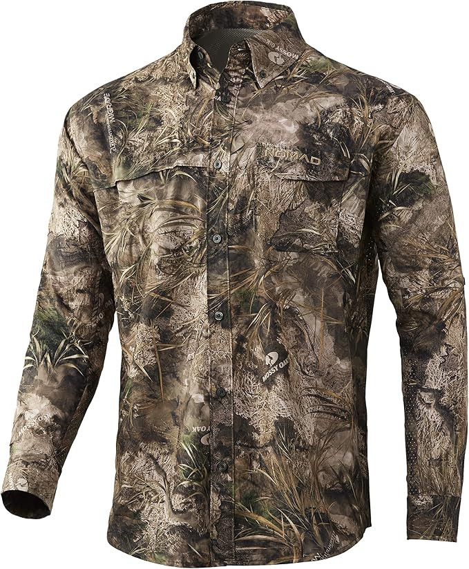 Nomad Men's Stretchlite Long Sleeve Scent Suppressing Camo Shirt | Amazon (US)