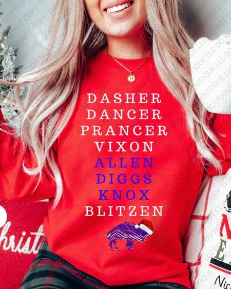 Cutest Buffalo bills Christmas sweater! 

#LTKHoliday #LTKstyletip #LTKSeasonal