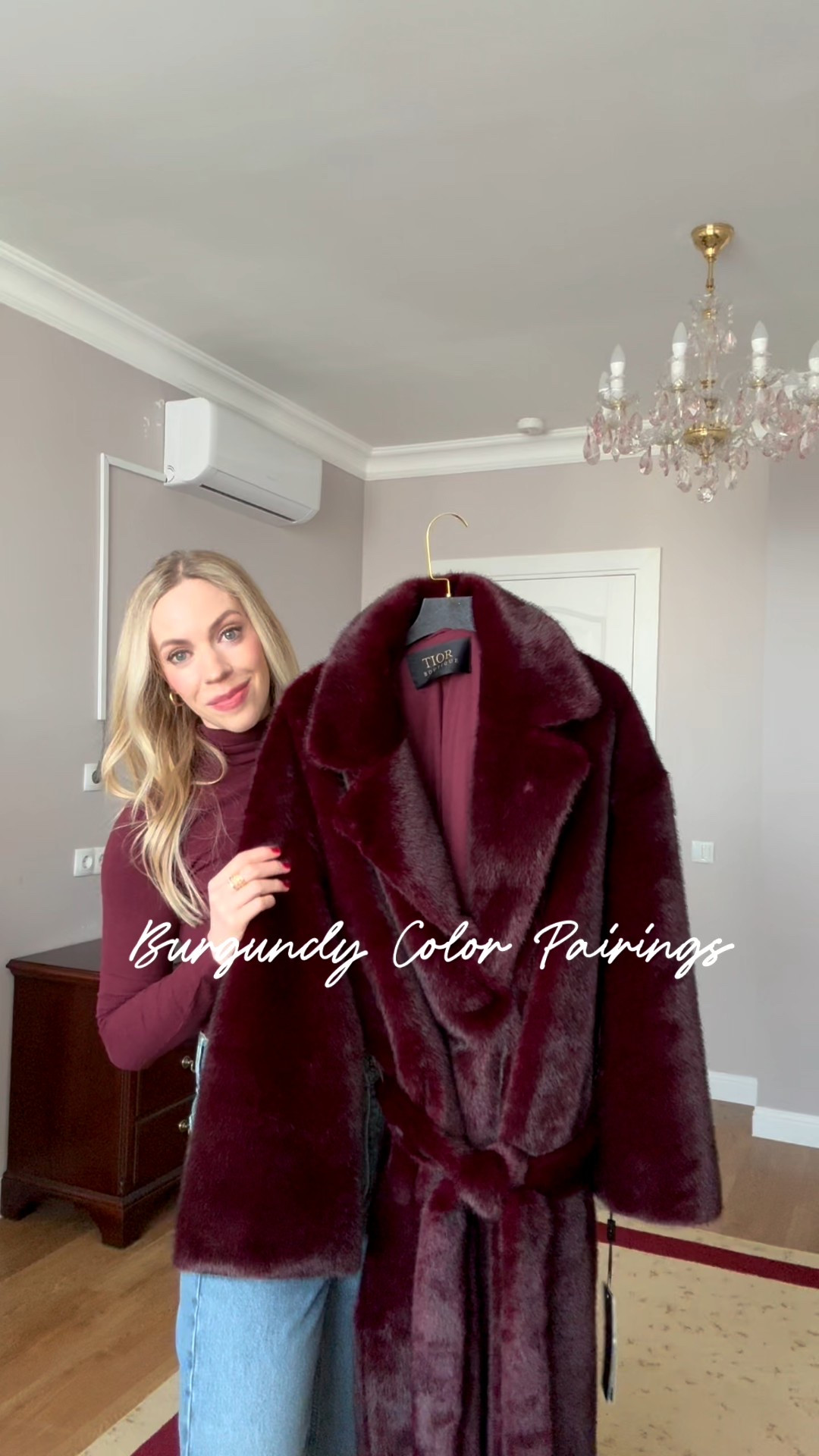 Burgundy outfits, color pairings with burgundy, burgundy faux fur coat, workwear outfits 

#LTKSeasonal #LTKOver40 #LTKWorkwear