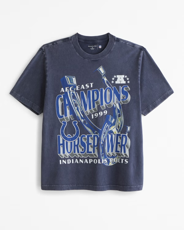 Indianapolis Colts Vintage-Inspired Graphic Tee | Abercrombie & Fitch (US)