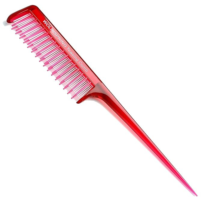 WOLINSPRING Root Teasing Comb - Rat Tail Comb for Back Combing, Adding Volume, Evening Styling fo... | Amazon (US)