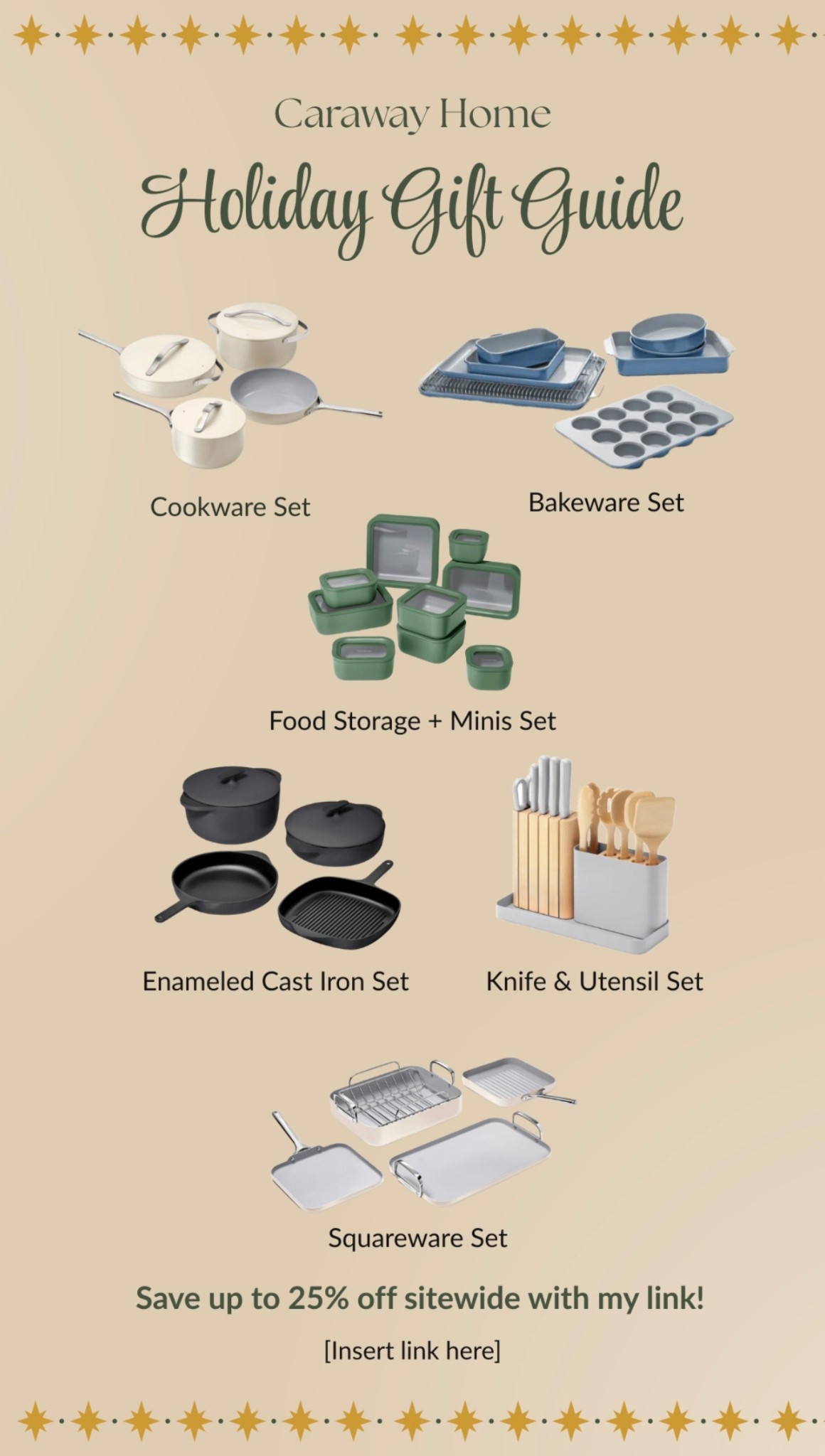 Don’t miss out on Caraway Home’s early Black Friday sale going on now! Use my code  MORNINGS_ON_MACEDONIA10 to get up to 25% off already discounted bundles too! 🙌🏻

#LTKCyberWeek #LTKHoliday #LTKGiftGuide