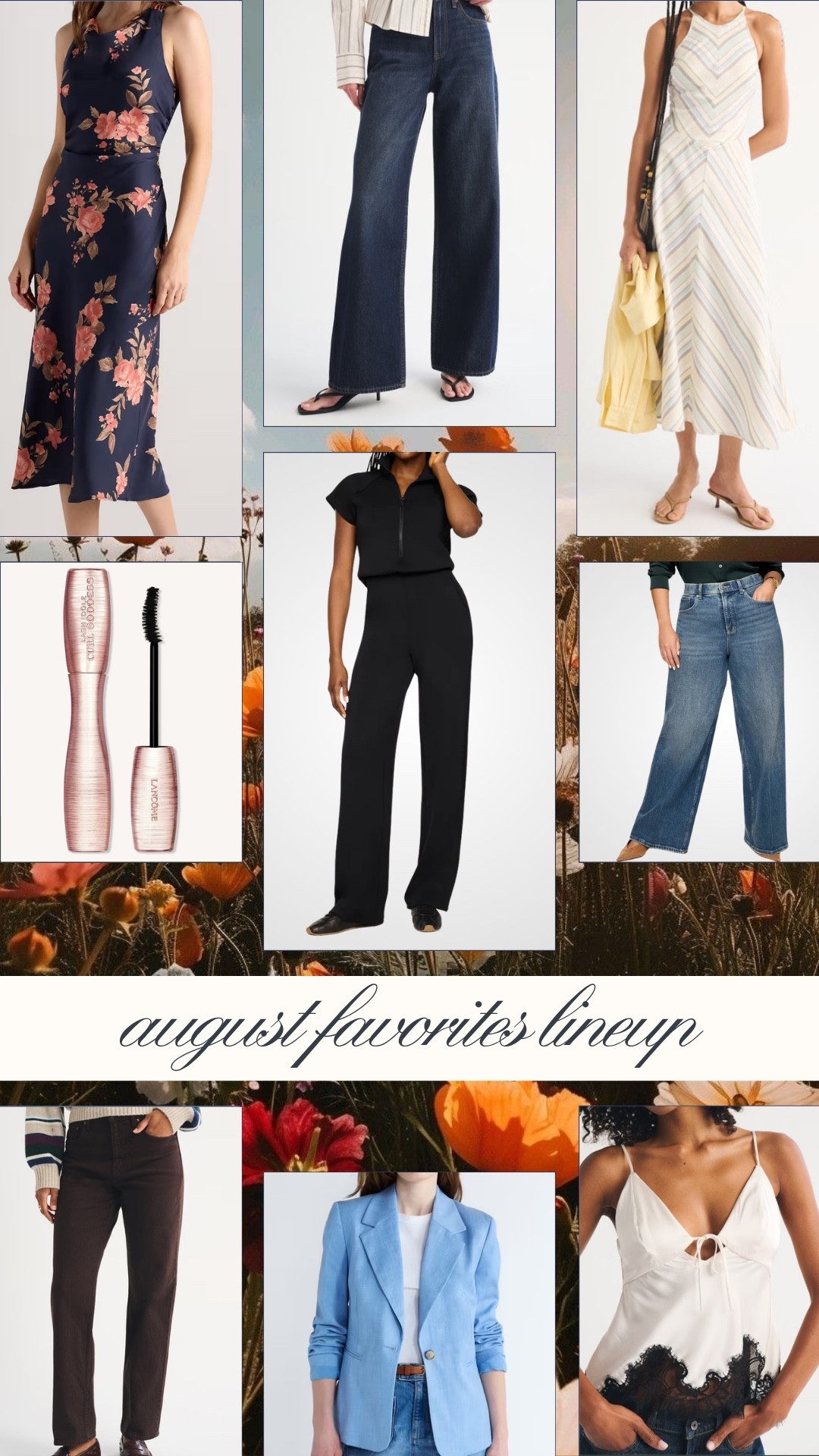 August favorites! Makeup, mascara, Lancôme, jeans, denim, fall outfits, fall dress, midsize style, workwear

#LTKTall #LTKMidsize #LTKOver40