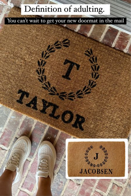 Personalized doormats! High quality last forever! 

#LTKunder100 #LTKfamily #LTKhome