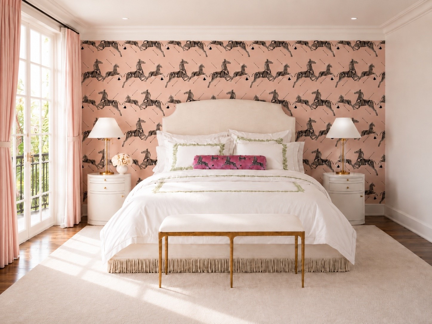 A bedroom that feels elegant, serene, and beautifully collected. Soft blush tones, tailored bedding, graceful curves, and warm brass details come together for a modern classic retreat that still feels fresh and joyful.

This design features Serena & Lily bedroom furniture and bedding—and today is the final day of their Bedroom Event. A beautiful time to refresh your bed, nightstands, bench, bedding, or the finishing layers that make the entire room feel complete.

#bedroom #bedroomdesign #bedroomdecor #serenaandlily #upholsteredbed #luxurybedding #nightstand #bedroombench #tablelamp #wallpaper #arearug #windowtreatments #modernclassic

#LTKdayinmylife #LTKHome #LTKSaleAlert
