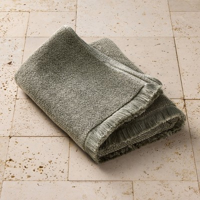 Organic Texture Bath Towel Olive - Casaluna™ | Target