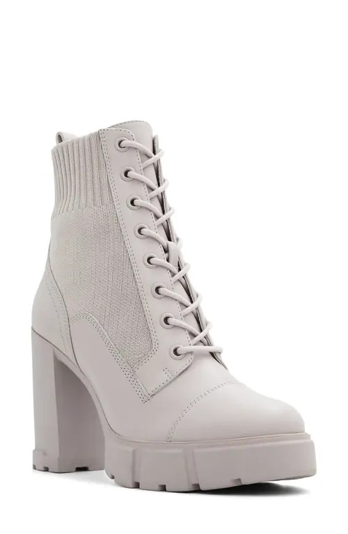 ALDO Rebel Platform Bootie in Other Grey at Nordstrom, Size 8 | Nordstrom