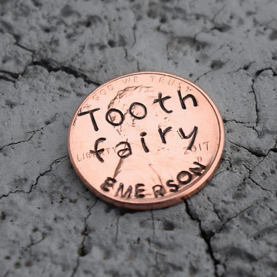 Personalized Tooth Fairy Pennies. Tooth Fairy Gift. Lost Tooth - Etsy | Etsy (US)