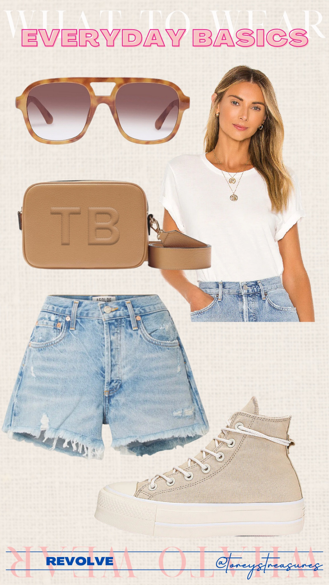 Everyday outfit idea! BEST denim shorts, run tts! 

#LTKunder100 #LTKSeasonal #LTKstyletip