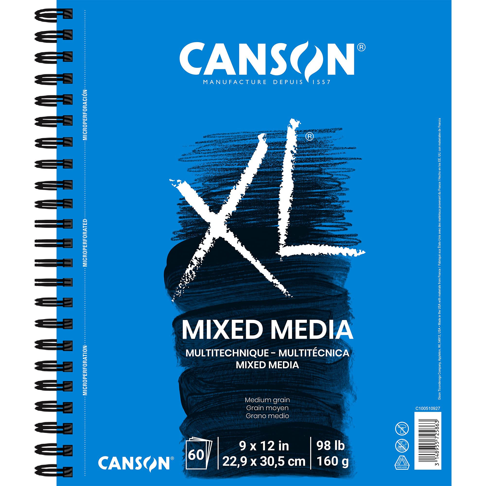 Canson XL Series Mixed Media Pad 9x12 | Amazon (US)