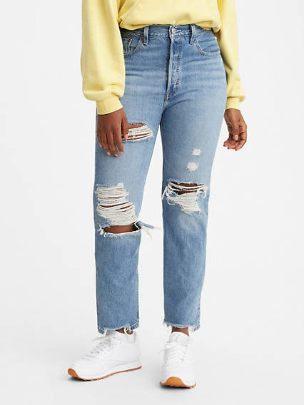 Levi's 501 Original Fit Ripped Women's Jeans 24x32 | LEVI'S (US)