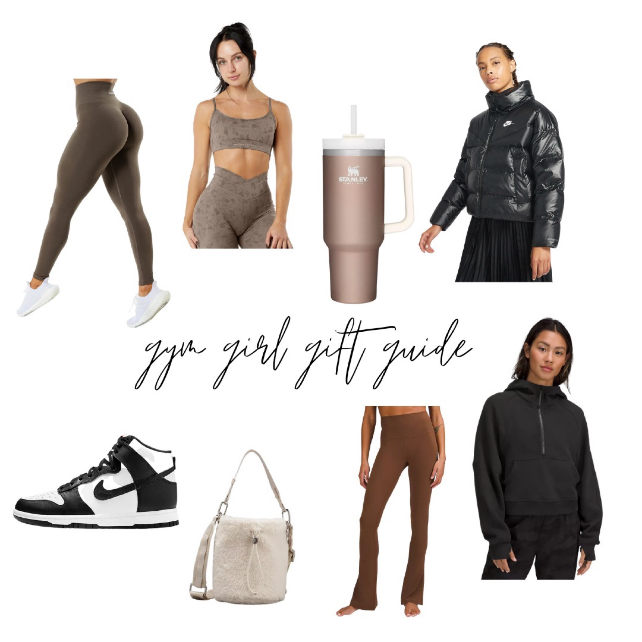 gym girly gift guide 🖤🤎 

#gymgirl #gymclothes #gymgifts #lululemon #alphalete #nike

#LTKGiftGuide #LTKHoliday #LTKSeasonal
