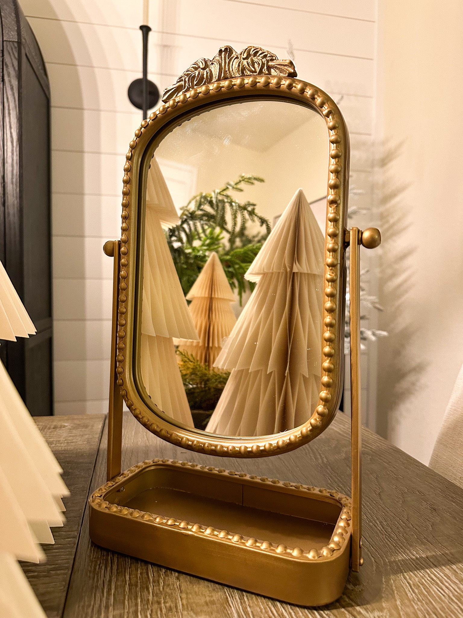 Vanity mirror on sale.  Available in store for $29.99 plus an additional 30% off for Cyber Monday!  

#LTKsalealert #LTKhome #LTKCyberWeek