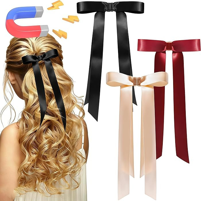 2026 New Model Butterfly Magnetic Bow Clip Magnetic Hair Clips Women's Hair Accessories Gift For ... | Amazon (US)