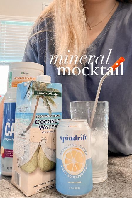 Everything I use for my mineral mocktail can be found on Amazon! 