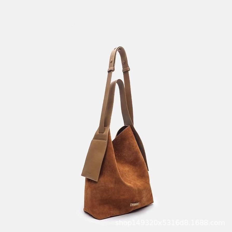 Suede Hang-Ear Tote Bag and Slouchy Commuter Shoulder Cross-Body Bag | Amazon (US)
