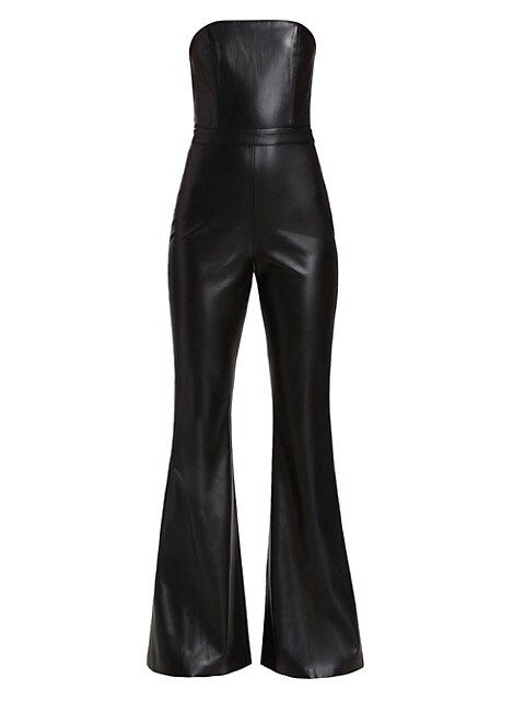 Lavera Faux Leather Jumpsuit | Saks Fifth Avenue