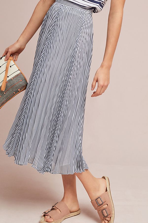 Barnett Striped Skirt | Anthropologie (US)