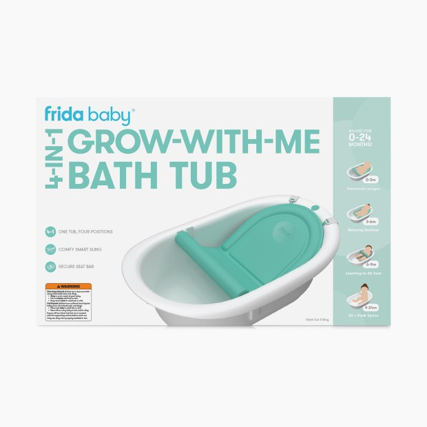 FridaBaby 4-in-1 Grow With Me Bath Tub Size 28.25"" x 9"" x 18.5 | Babylist