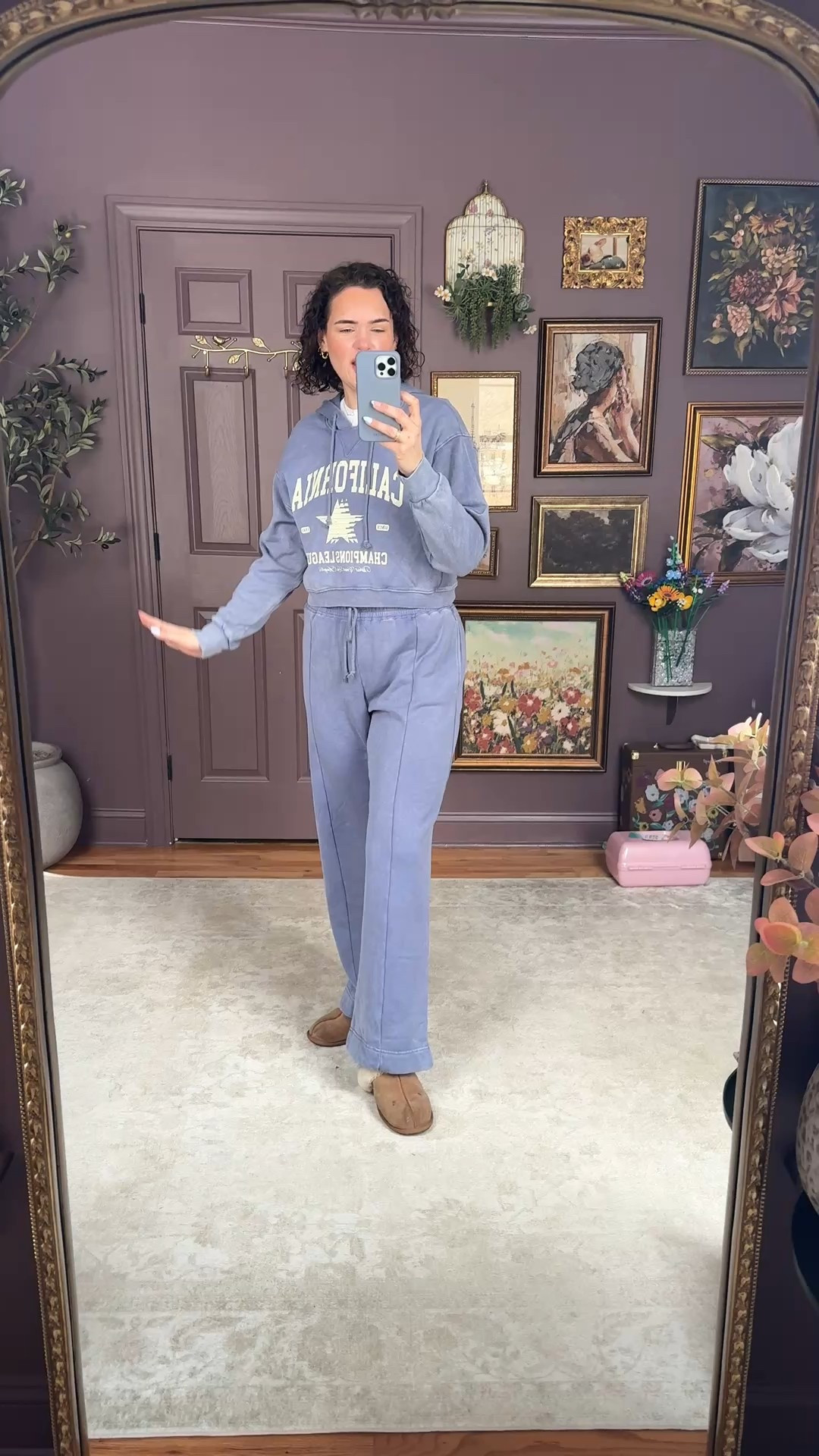 Comfy matching set from Walmart! These pants are 👏🏼 