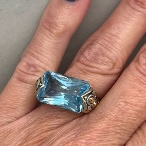 John Hardy Batu Sari Large Blue Topaz Ring | Poshmark