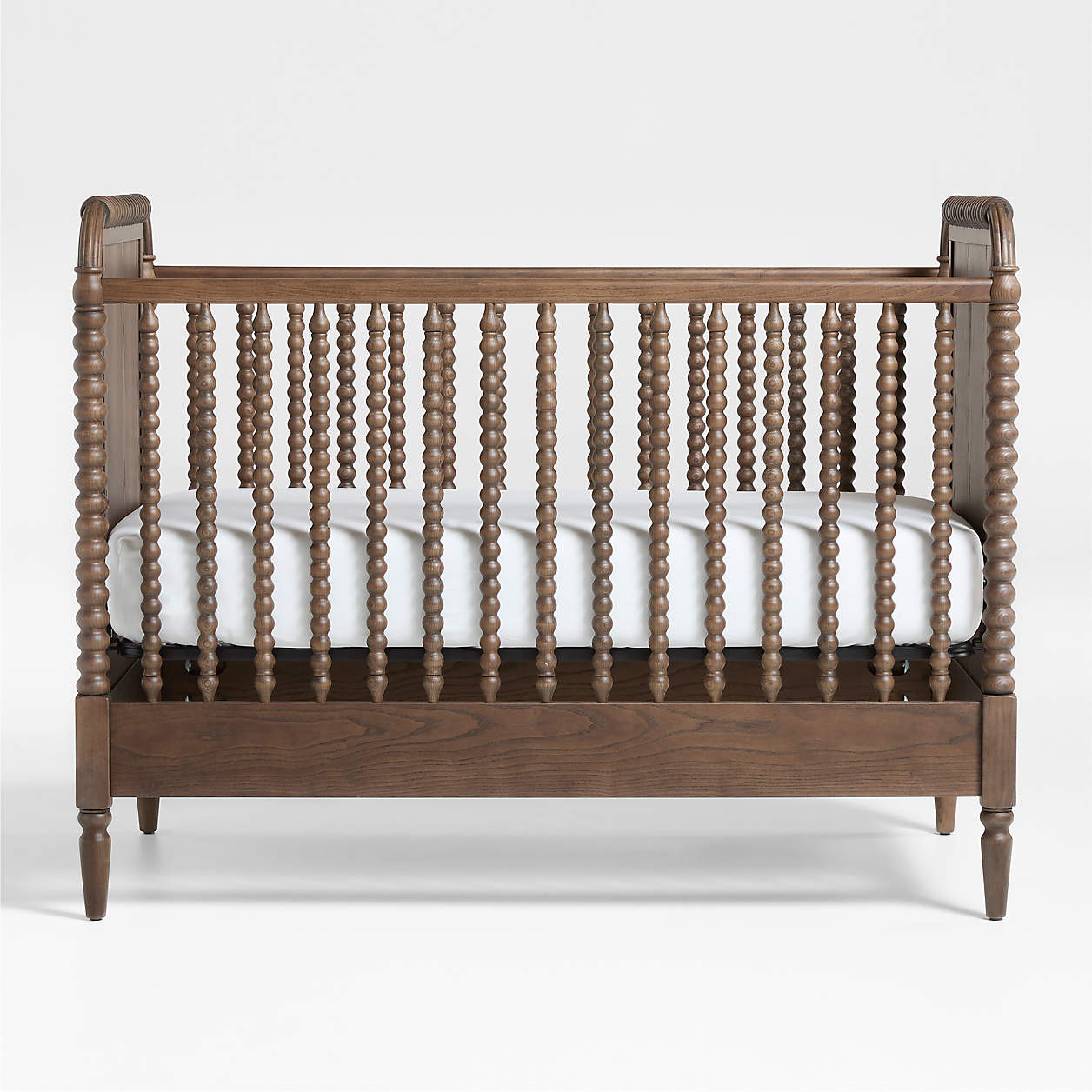Jenny Lind Heirloom Deep Brown Wood Convertible Crib + Reviews | Crate & Kids | Crate & Barrel