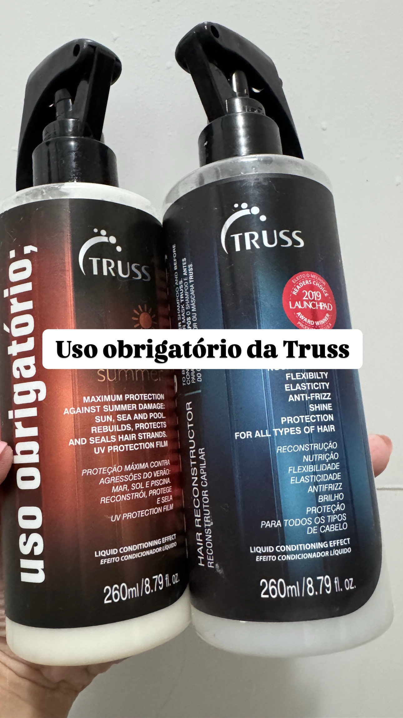 Eu adoro a textura leve do leave-in da Truss e a possibilidade de usar depois do shampoo como hidratação, além de ser um ótimo protetor térmico 

#LTKbrasil #LTKpromo #LTKbeleza