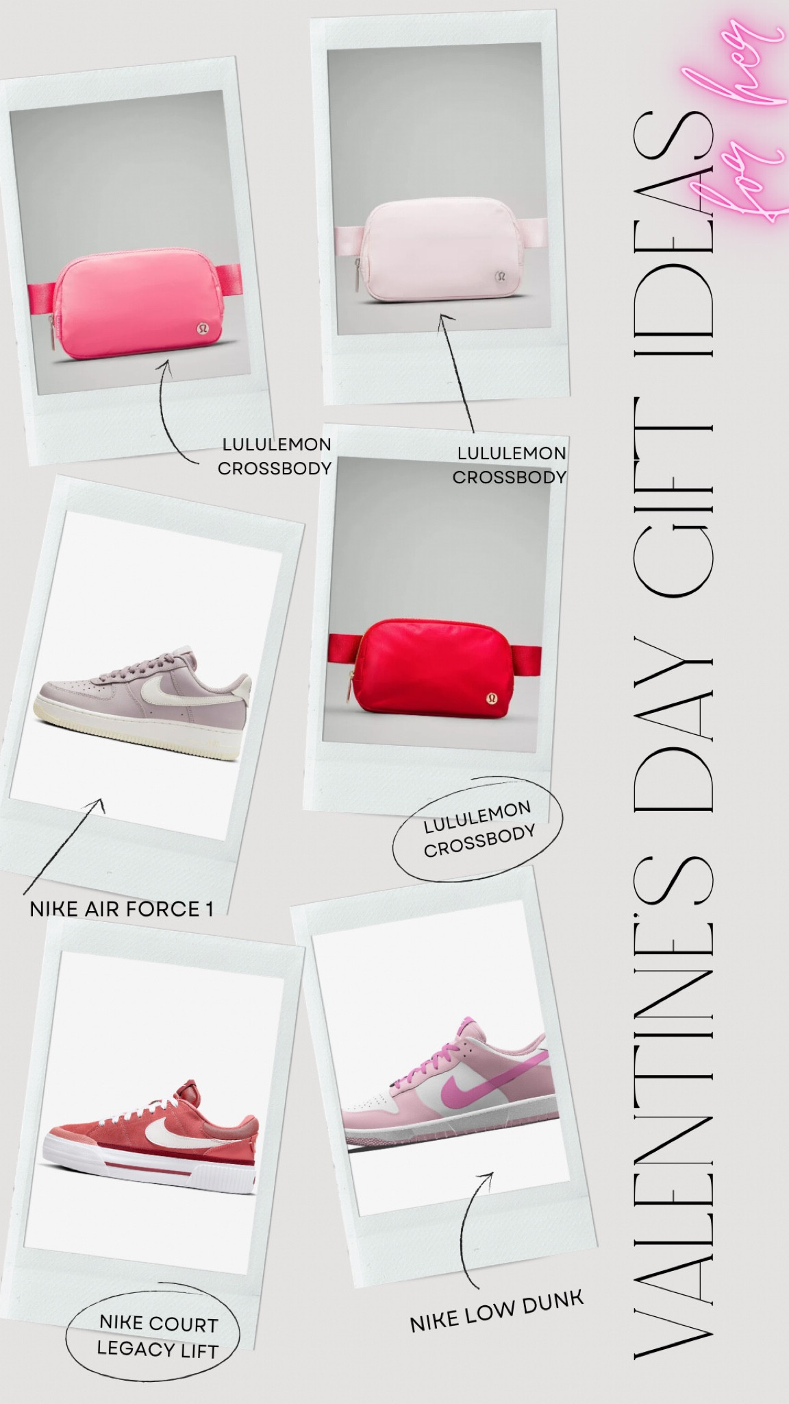 Valentine’s Day Gift ideas for her♥️

#LTKGiftGuide #LTKMostLoved #LTKshoecrush