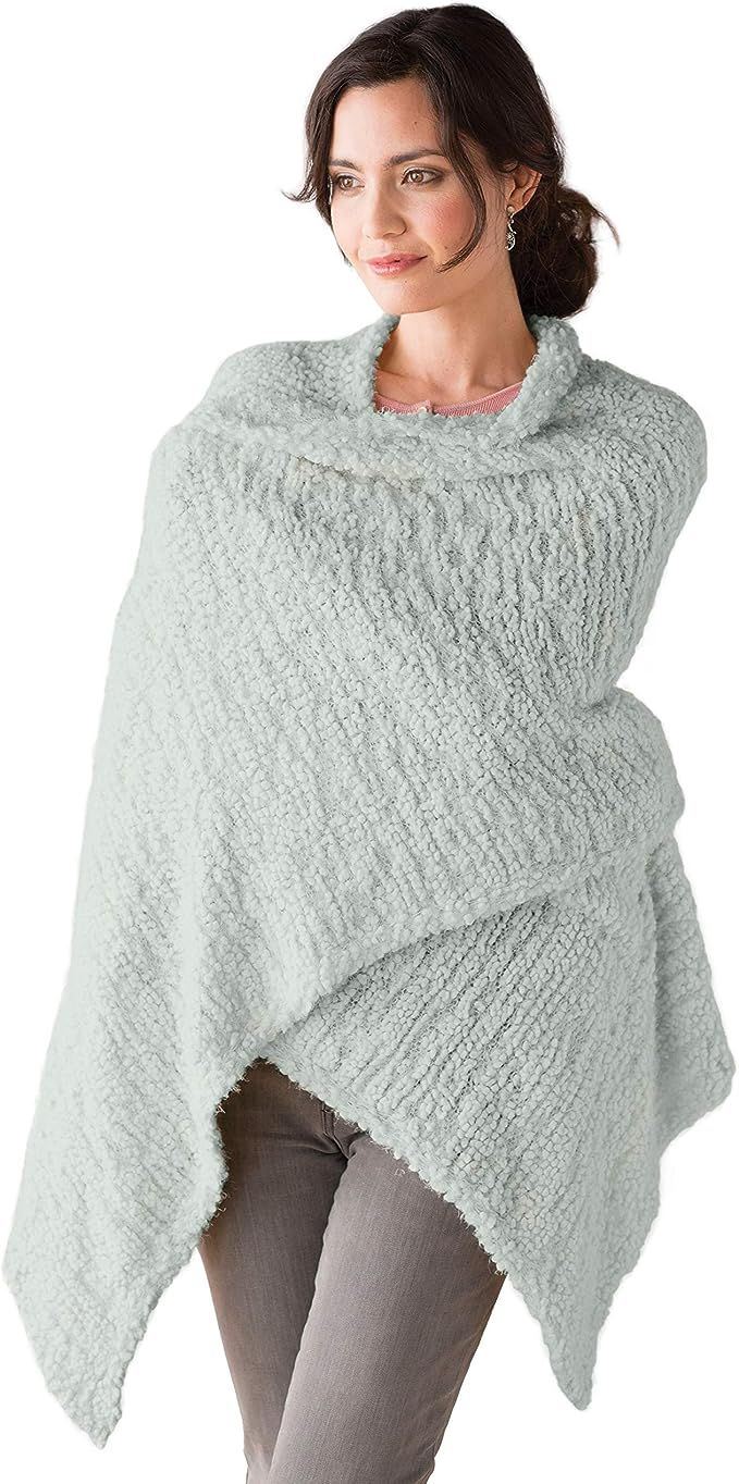 DEMDACO Giving Shawl Women's One Size Soft Knit Nylon Wrap in Gift Box | Amazon (US)