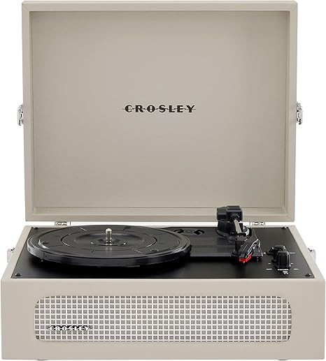 Crosley CR8017U-DU1 Voyager Vintage Portable Vinyl Record Player Turntable with Bluetooth in/Out ... | Amazon (US)