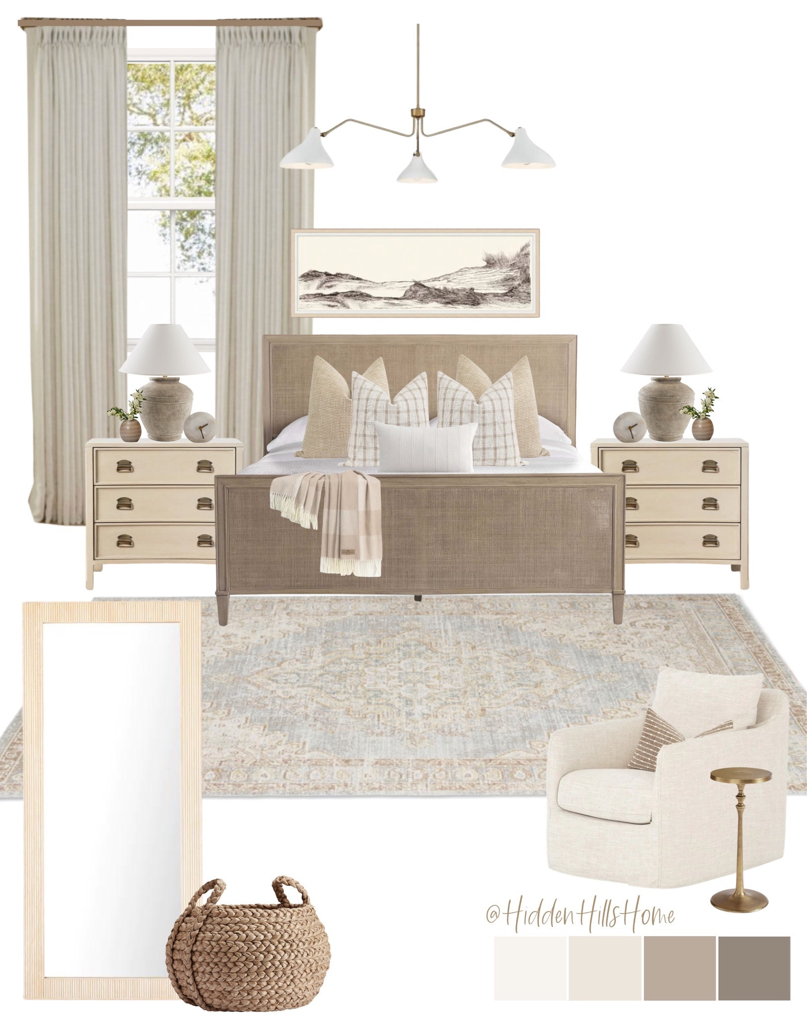 Neutral bedroom decor mood board, master bedroom, primary bedroom decor, bedroom Inspo, bedroom inspiration, bedroom design #bedroom 

#LTKsalealert #LTKhome #LTKstyletip