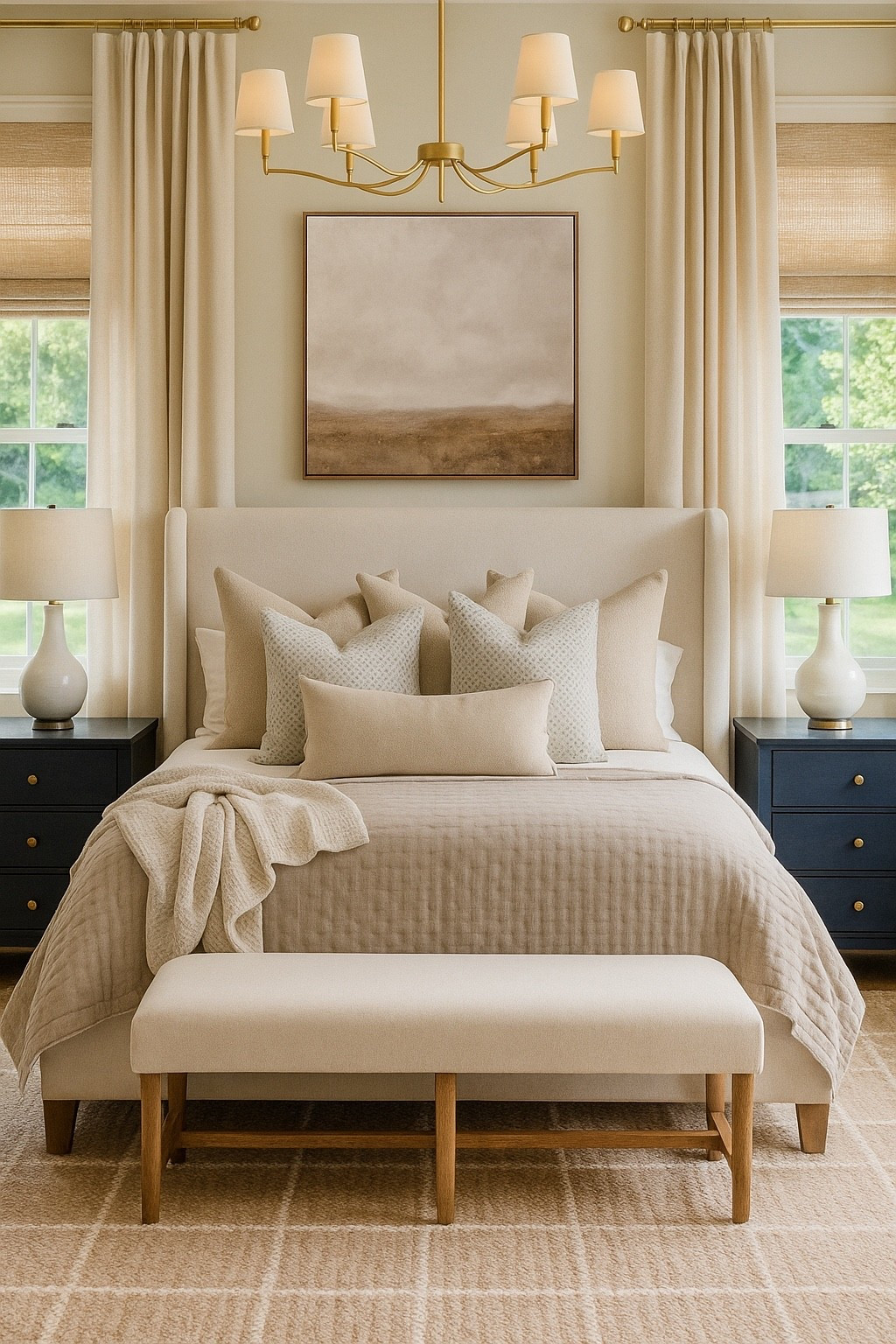 A guest room filled with cozy elements and attainable finds 
Bring this look to life before the holidays with quick shipping on everything featured 

#bedroom #guestroom #homefinds

#LTKSaleAlert #LTKHome