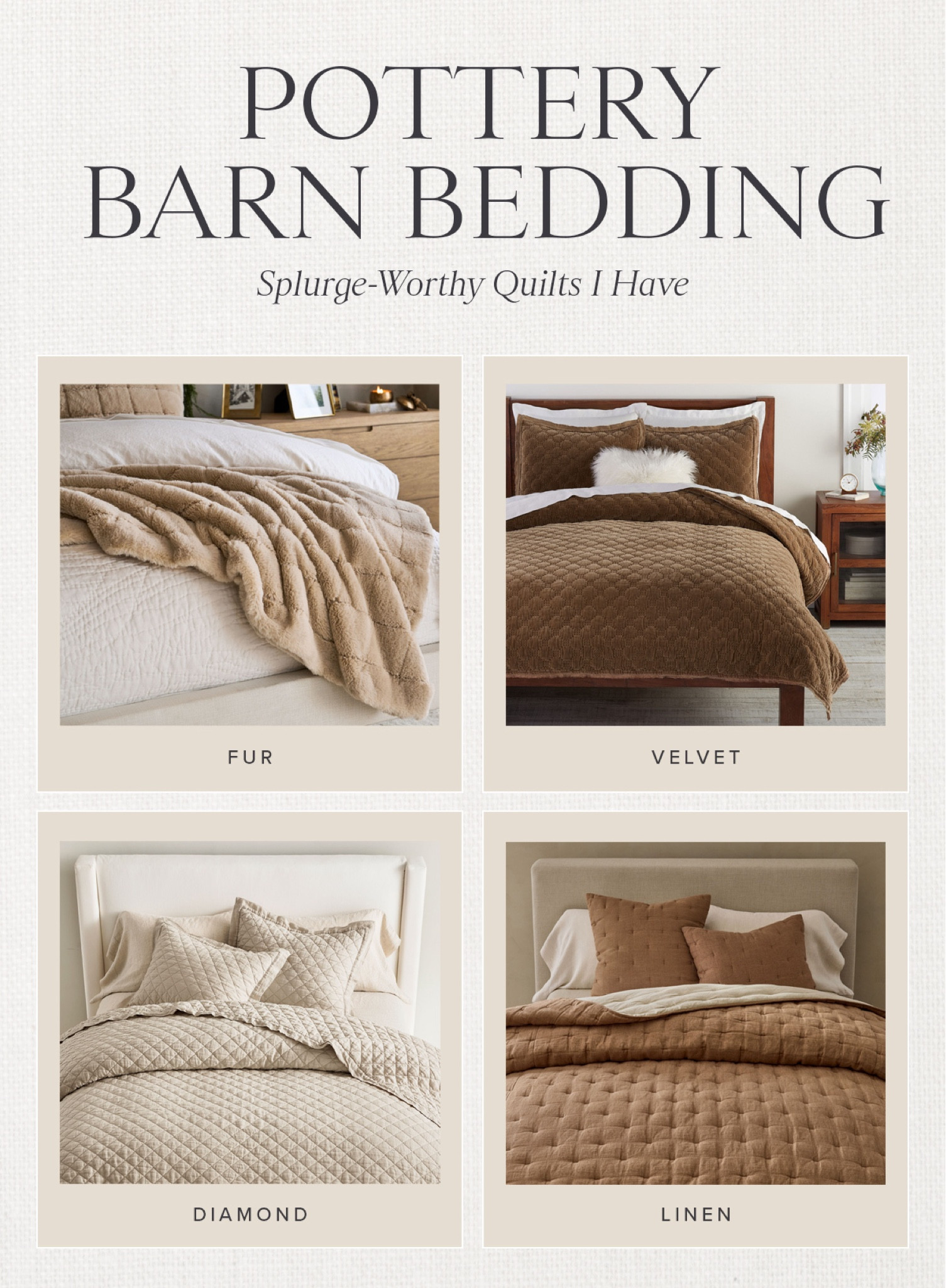 HOME \ my favorite fall and winter quilts for to layer on your bed!🤎🤍🤎🤍

Bedroom decor
Bedding
Pottery barn 

#LTKHome #LTKSeasonal