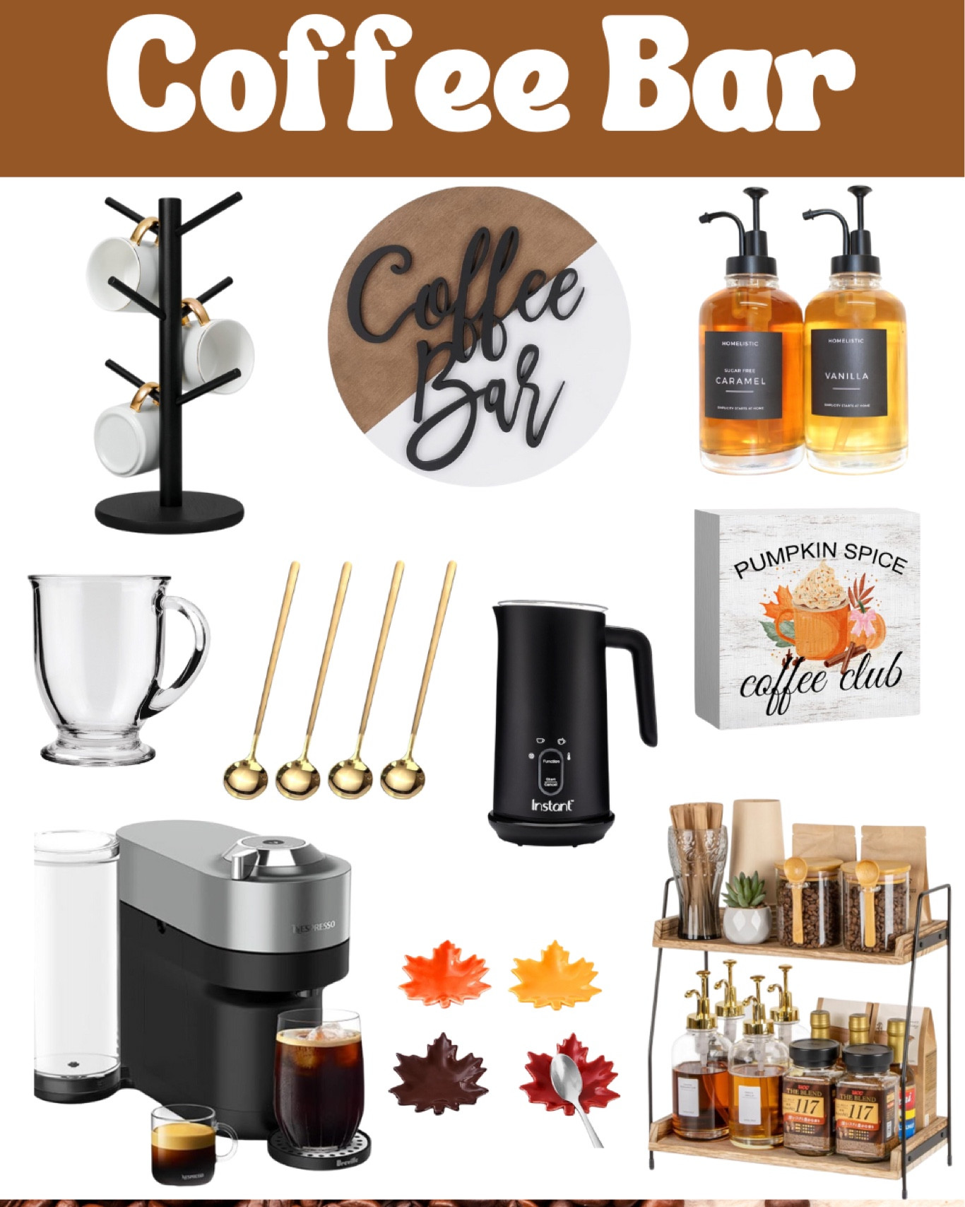 Upgrade your coffee bar for fall with some of these festive options  

#LTKHome #LTKFamily #LTKSeasonal