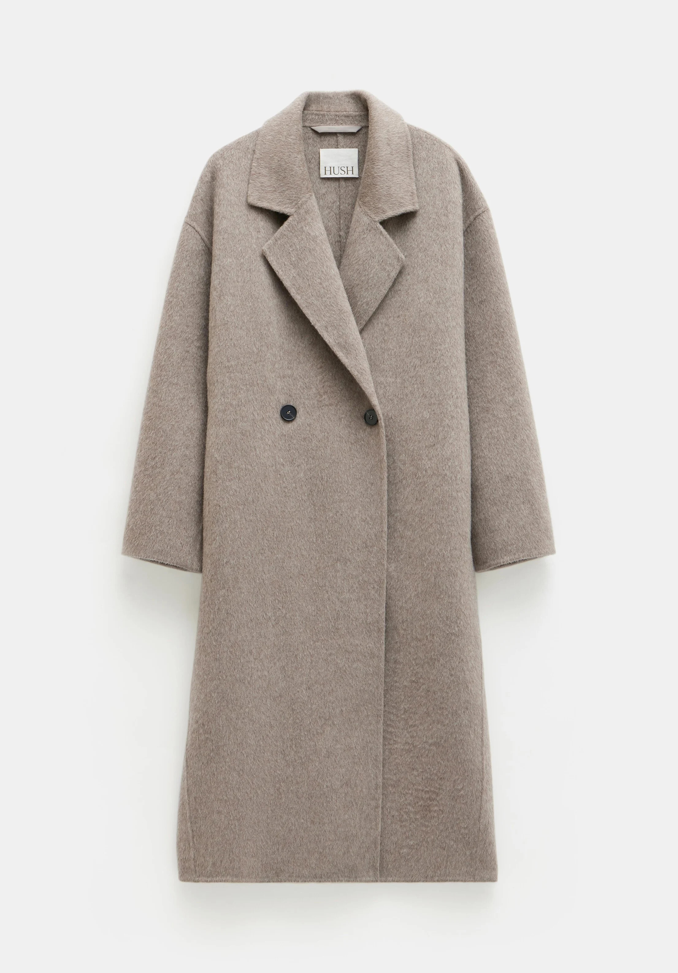 Pure Wool Double Faced Oversized Coat | Hush UK