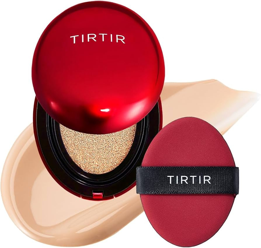 TIRTIR Mask Fit Red Cushion Foundation | Full coverage, Weightless, Skin fit, Satin Glow Finish, ... | Amazon (US)