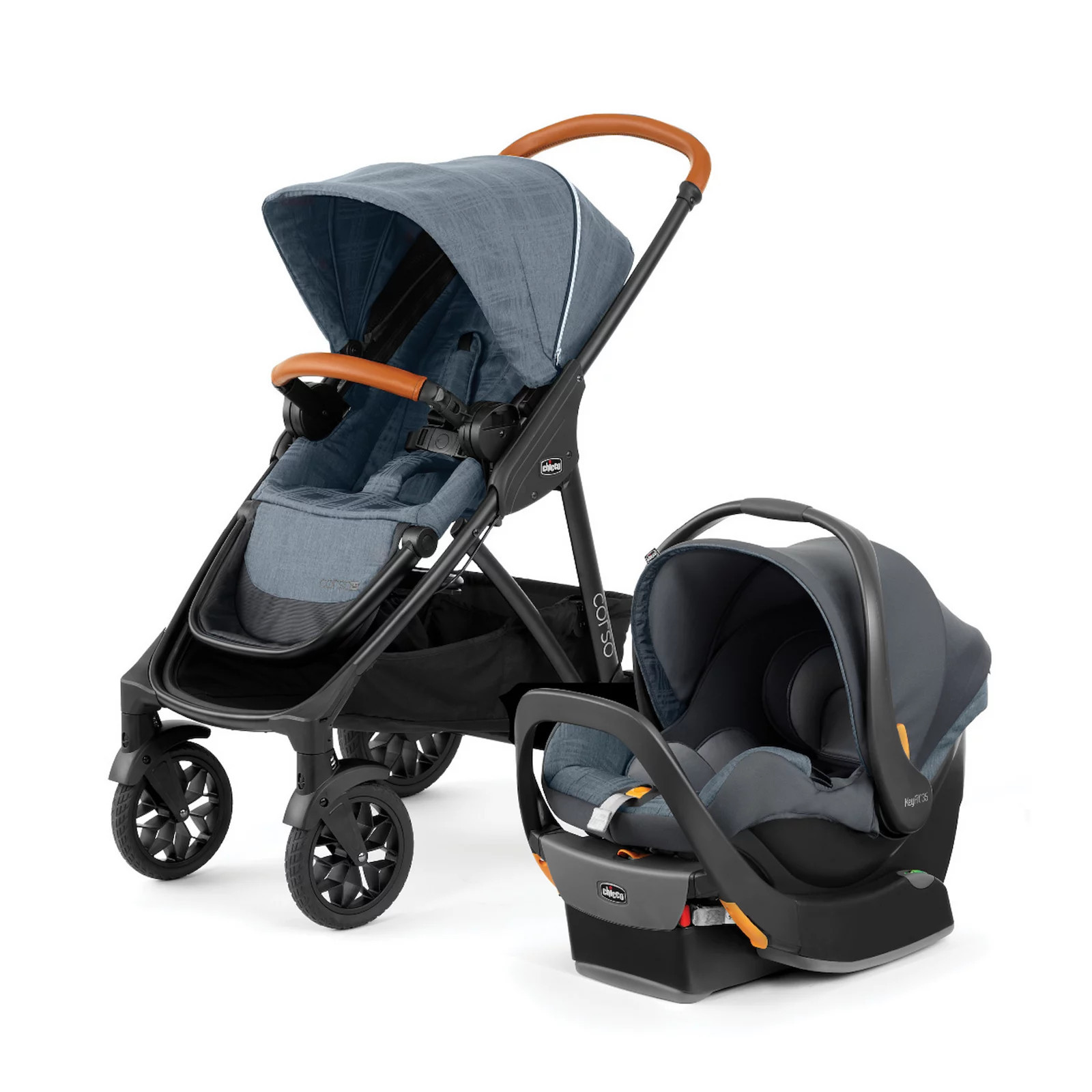 Chicco Corso LE Modular Hampton Stroller & Car Seat Travel System, Blue | Kohl's