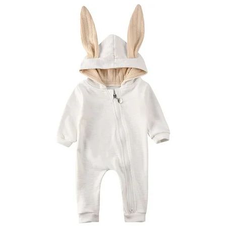 Aunavey kids Unisex Baby Boy Girl Romper Cotton Bodysuits Bunny Baby Pajamas Baby Clothes | Walmart (US)