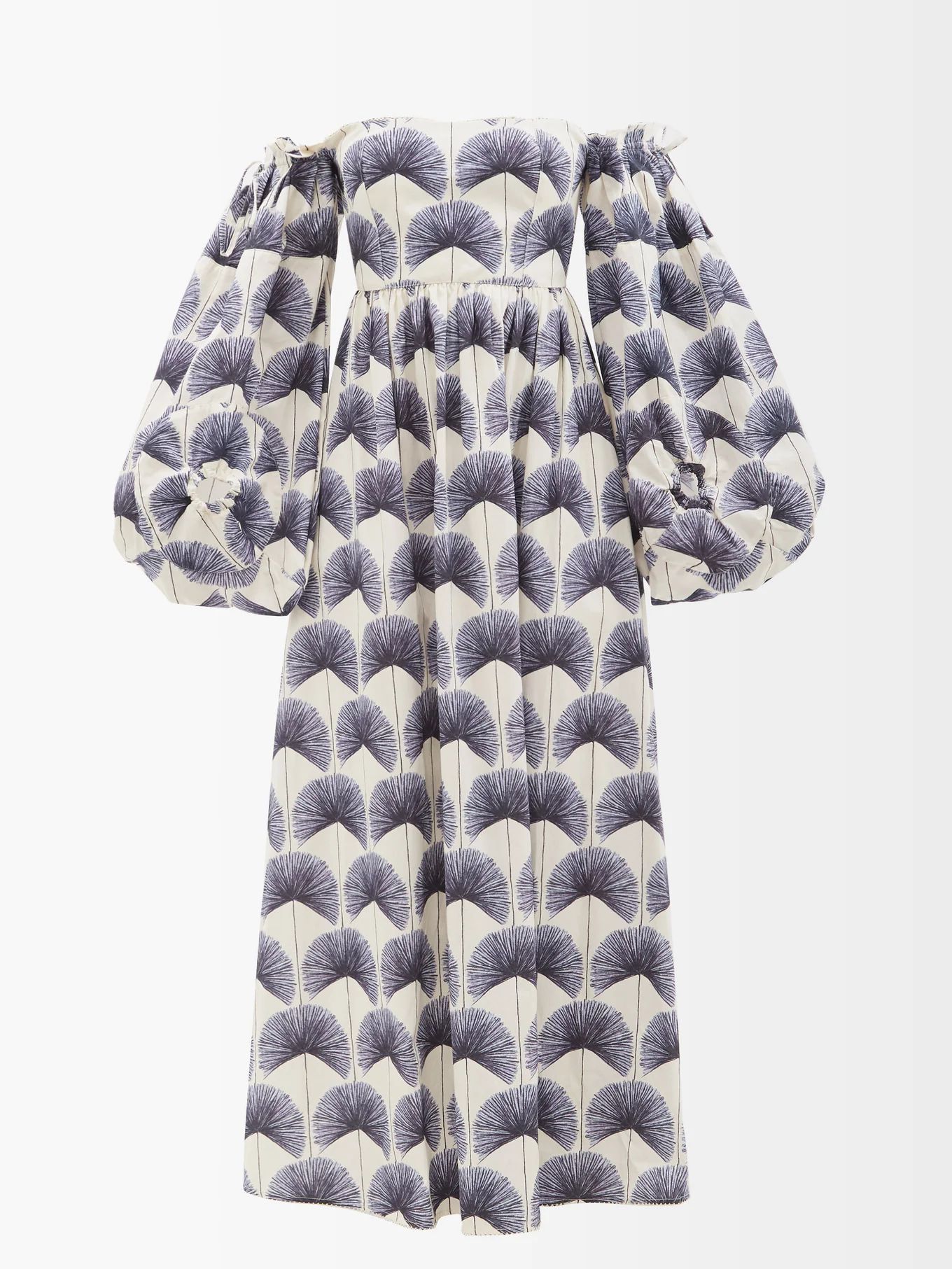 Alheli Palma-print cotton maxi dress | Agua by Agua Bendita | Matches (US)