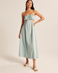 Bubble Top Maxi Dress | Abercrombie & Fitch (US)