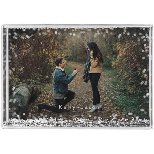 Bokeh Border Glitter Block | Shutterfly