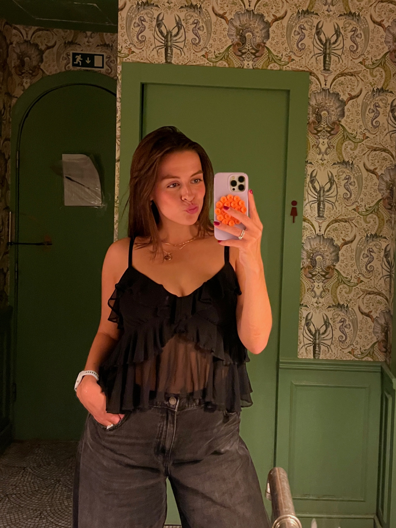 out for dins🖤

going out top, all black, dinner outfit 

#LTKeurope #LTKuk #LTKpartywear