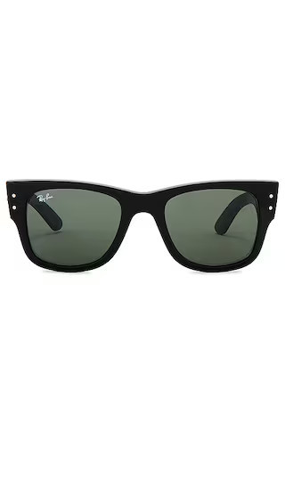 Ray-Ban Mega Wayfarer in Black. | Revolve Clothing (Global)