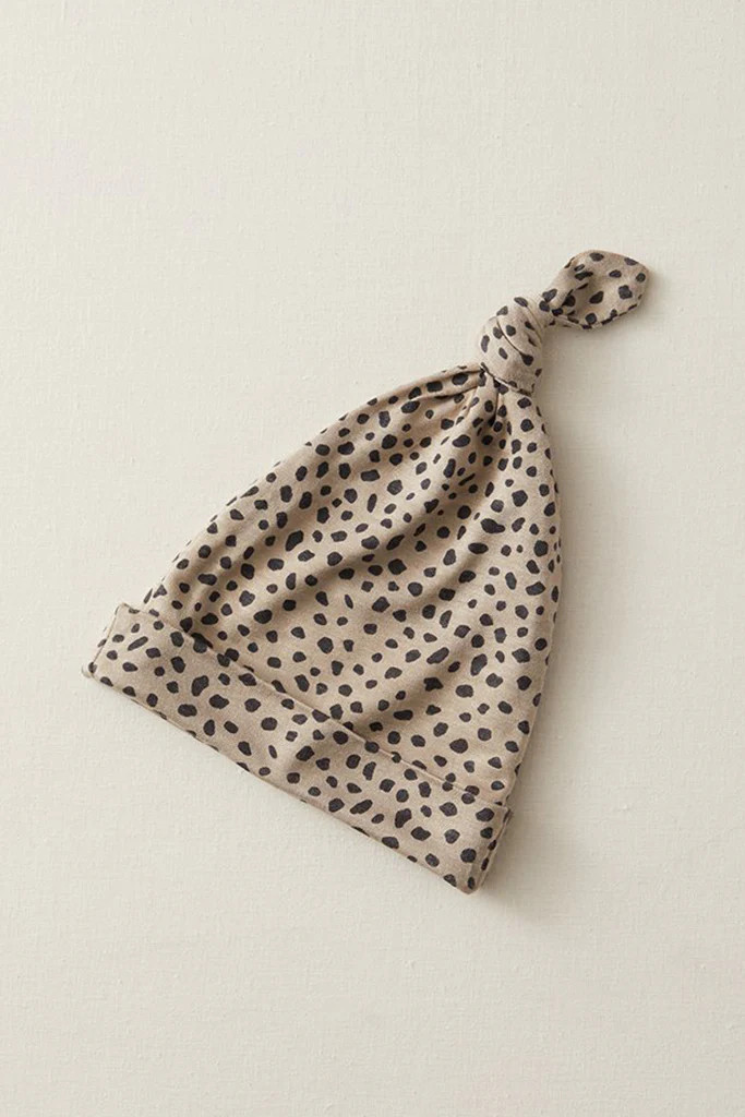 KNOTTED HAT - Animal Spots | Solly Baby