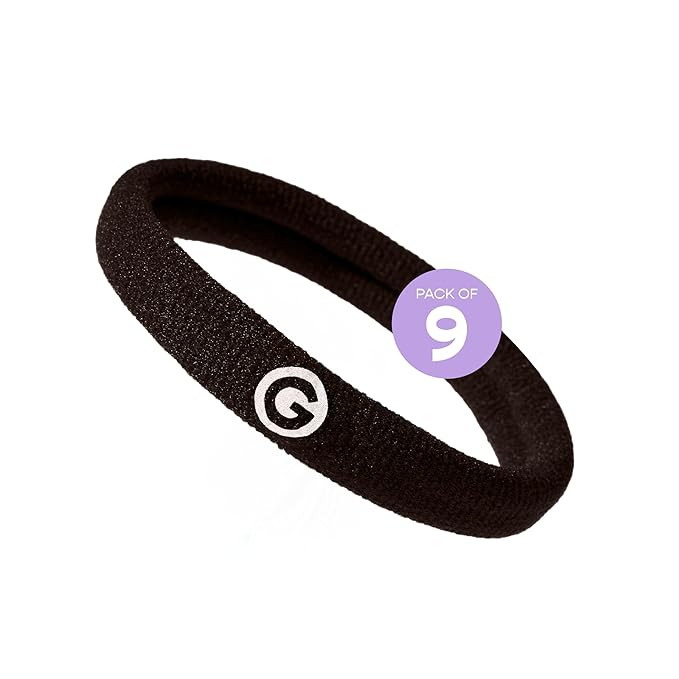 Gimme Beauty - Any Fit No Damage Hair Ties - Chestnut - Seamless Microfiber Hair Elastic - Hair A... | Amazon (US)