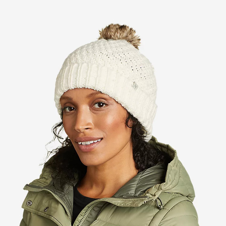 Cabin Faux Fur Pom Beanie | Eddie Bauer, LLC
