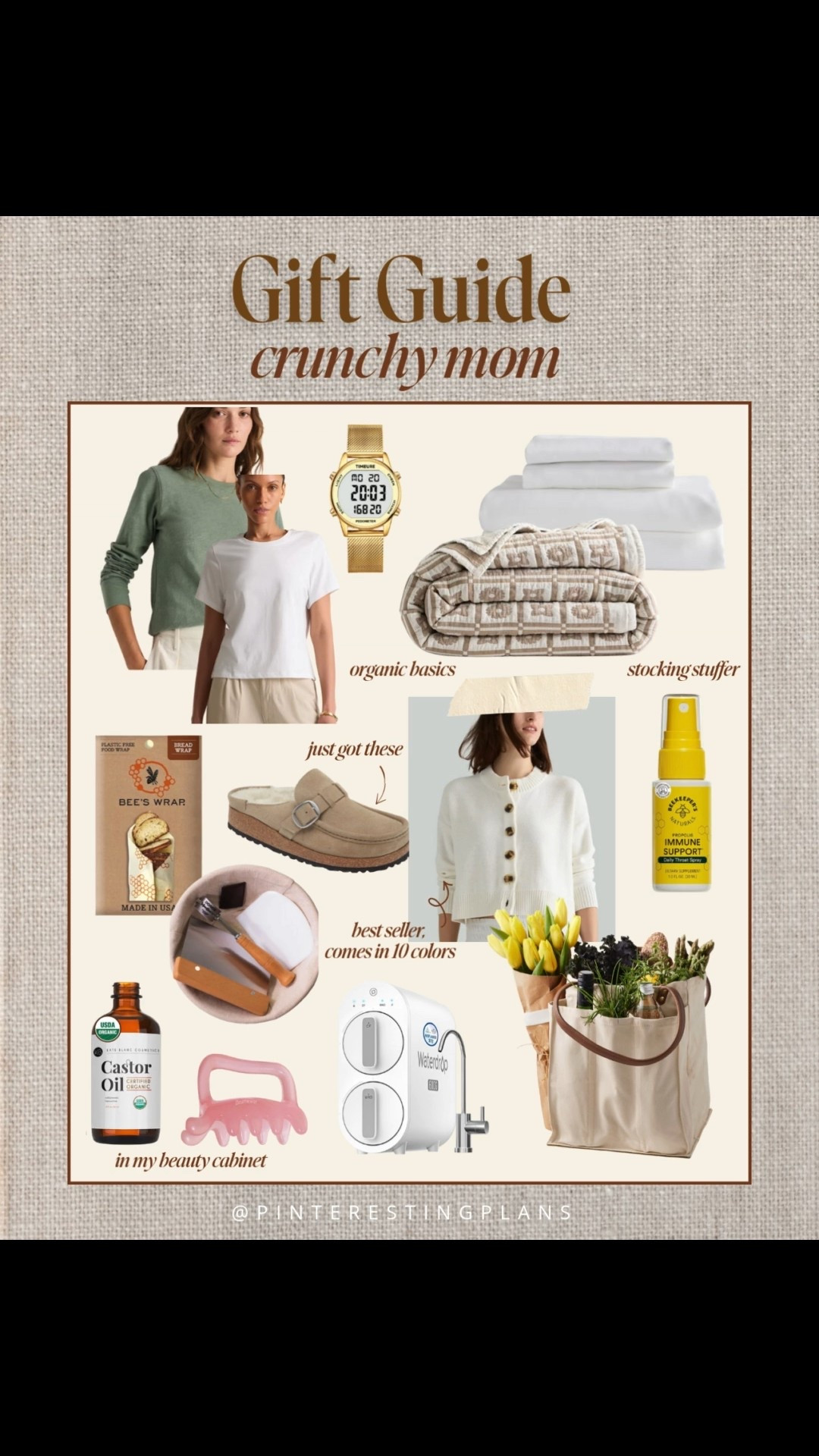 This cardigan has been a favorite for a year! I love that quince has organic clothing and bedding so I’ve included some basics. 

The castor oil and cellulite messager are always in my beauty cabinet. 

We’ve installed this water filter in several homes! 

Just got these shoes for walking the dogs! 

#LTKGiftGuide #LTKmomlife