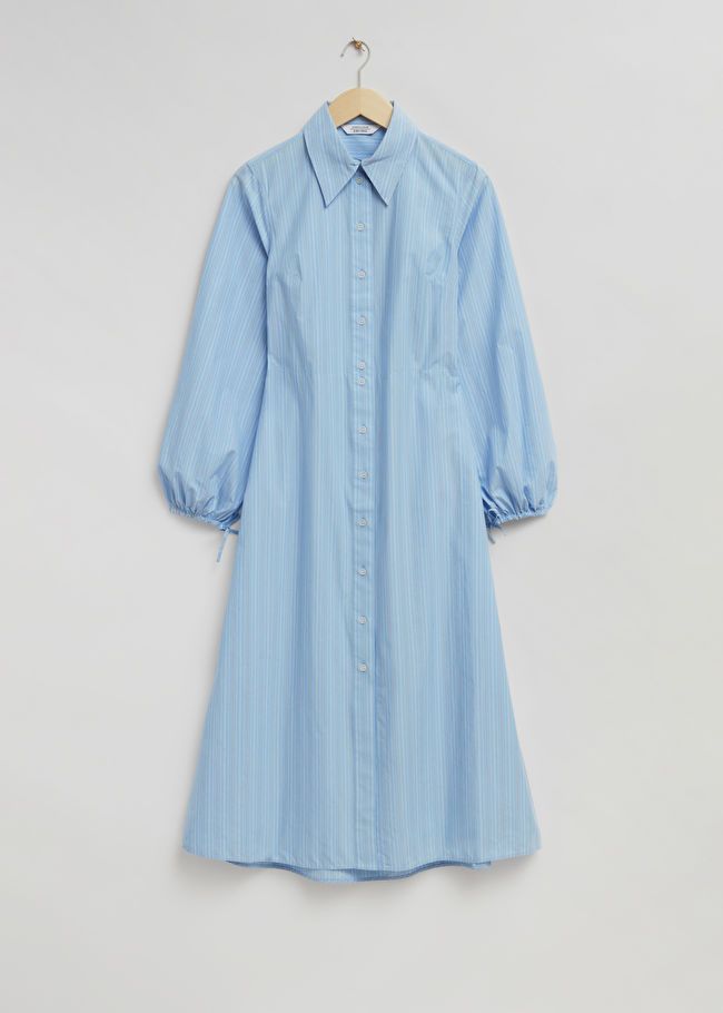Fitted Cut-Out Shirt Dress | & Other Stories US